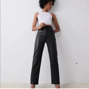 Aritzia Wilfred The Melina UnReal Leather Pant